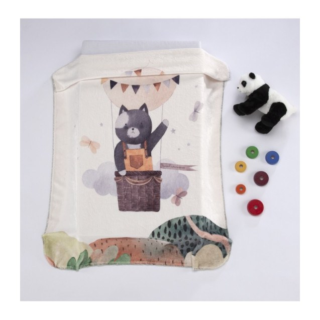 Κουβερτα  Lumpy 80Χ110 Γάτα  100% Pol