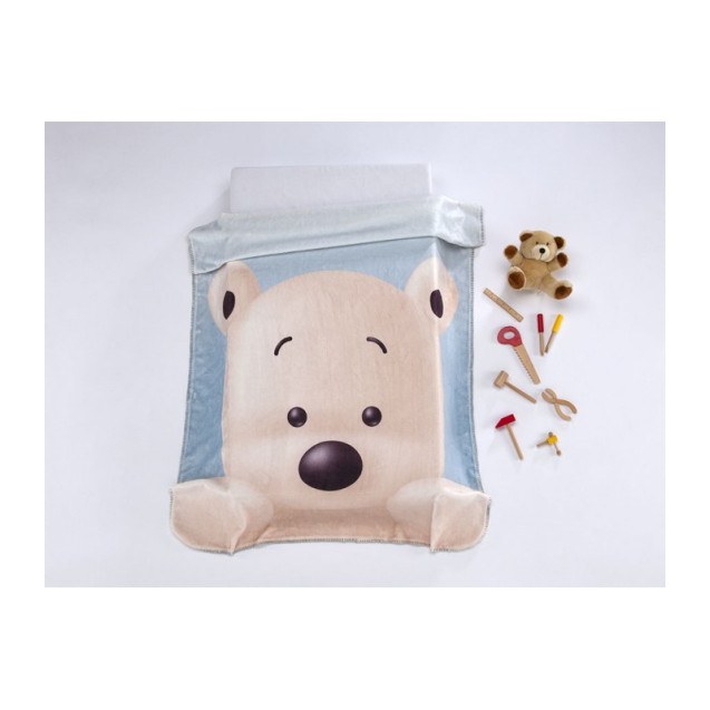 Κουβερτα  Lumpy 80Χ110 Αρκουδος  100% Pol