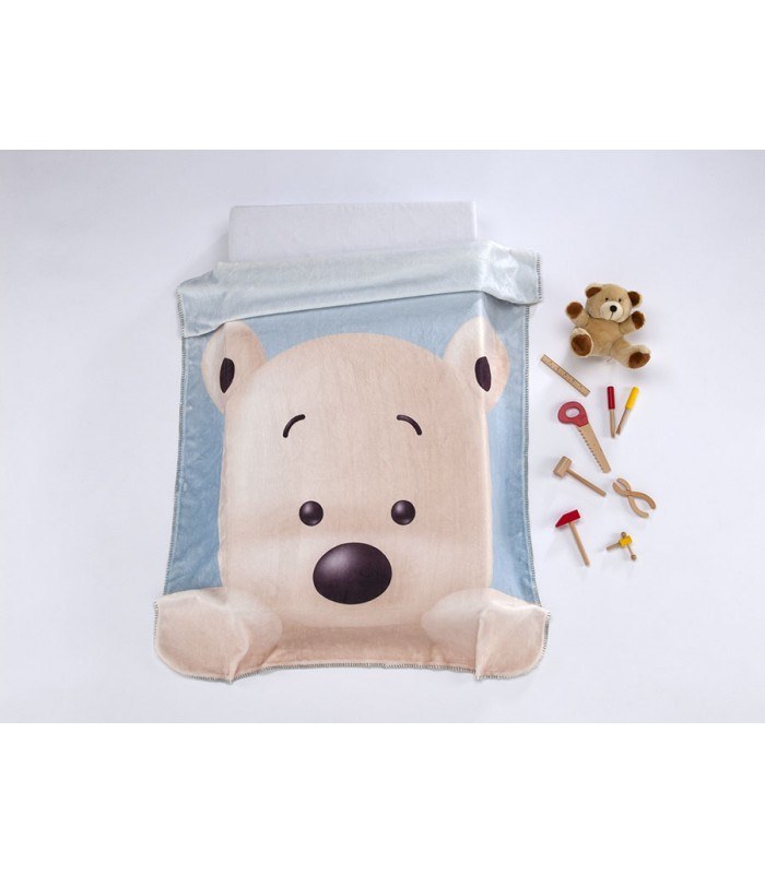 Baby Oliver Κουβερτα Lumpy 80Χ110 Αρκουδος 100% Pol