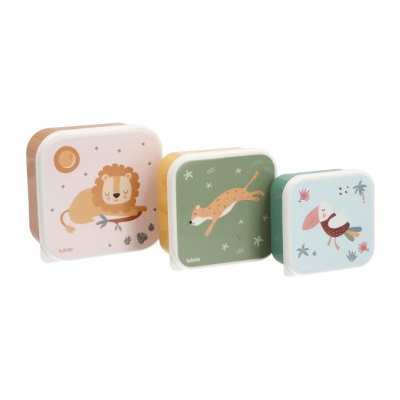 Σετ 3 Φαγητοδοχείων Savannah Από Την Tutete