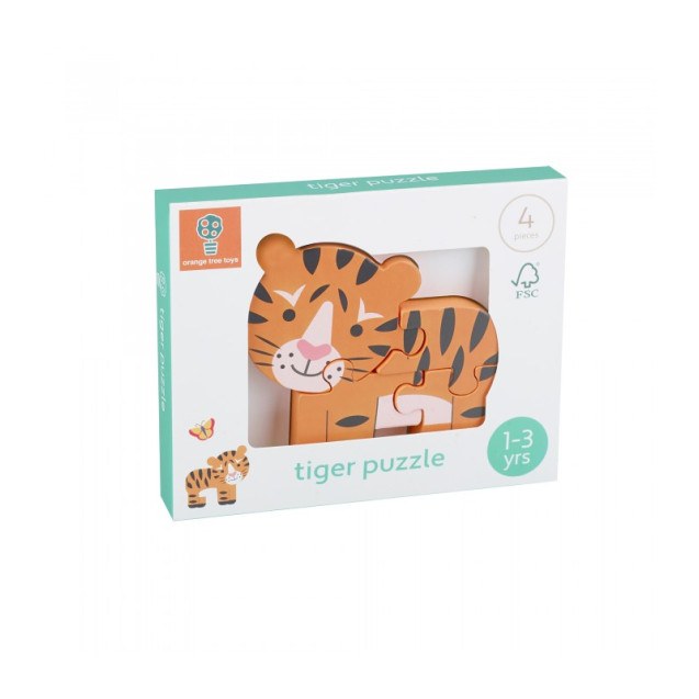 Μινι Παζλ Τιγρης Orange Tree Toys