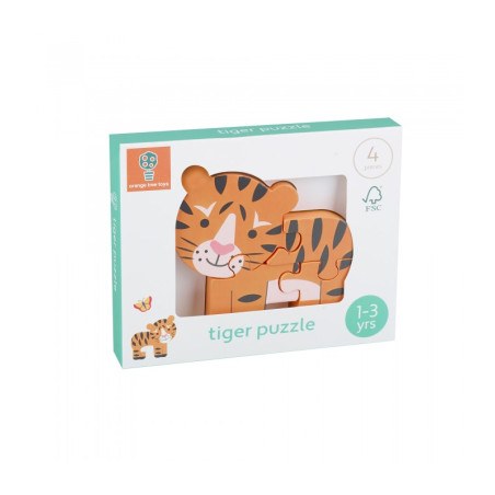 Μινι Παζλ Τιγρης Orange Tree Toys