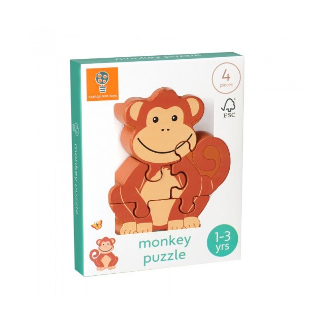 Μινι Παζλ Μαιμού Orange Tree Toys