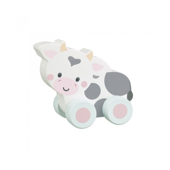 Αγελαδίτσα Push & Pull Orange Tree Toys