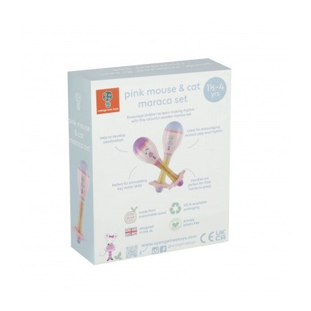 Μαράκες Σετ Ποντίκι & Μαιμού Orange Tree Toys