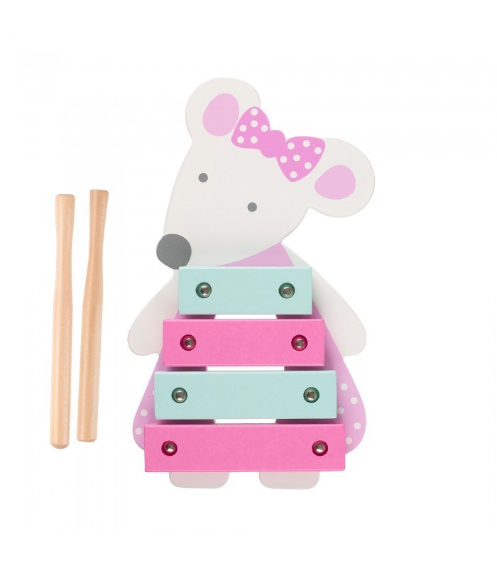 Baby Oliver Ξυλόφωνο Ποντίκι Orange Tree Toys