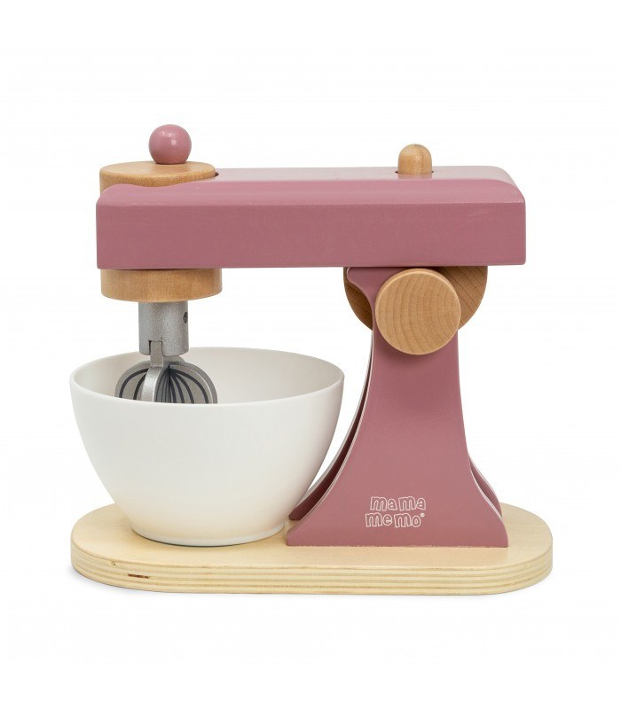 Ξύλινο Μιξερ Ροζ Με Αξεσουάρ Mamamemo