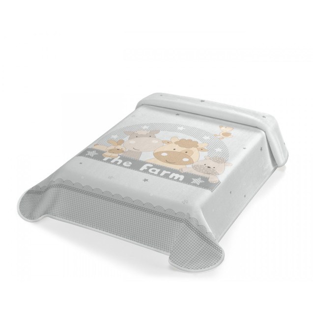 Κουβερτα Ισπανιας Κουνιας110X140 Belpla Ster...