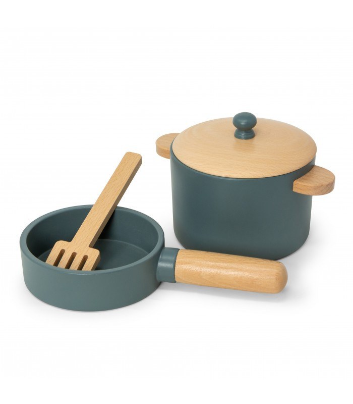 Σετ Κατσαρόλας Και Τηγάνι Ξύλινο Mama Memo