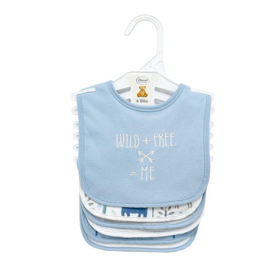 Σαλιάρα Interlock & Επένδυση Terry με Velcro Dimcol Σετ 6...