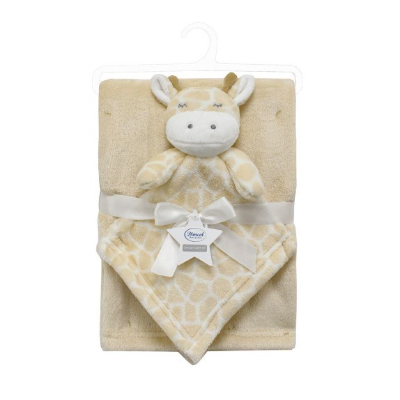 Νάνι-Πανάκι Παρηγοριάς Dimcol σετ 2 τεμ- Giraffe 05 33x33...