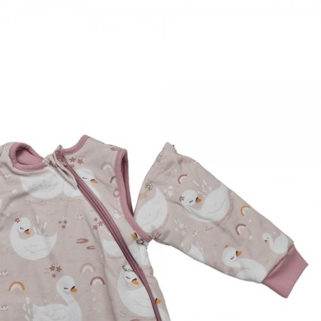 Υπνόσακος με πόδια και αποσπώμενα χέρια Bebe Stars Winter Swan 3149-1  70cm (12-18 months)