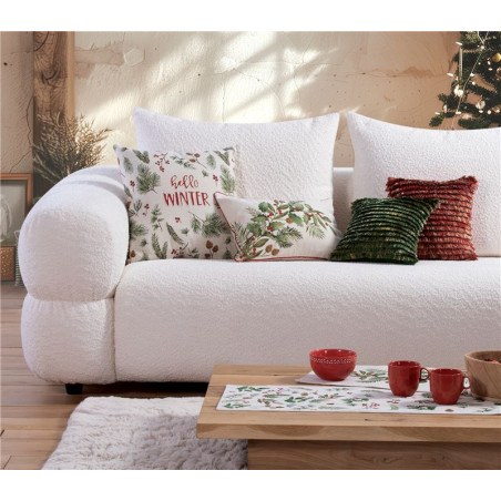 Χριστουγεννιάτικο Διακοσμητικό Μαξιλάρι Nef-Nef Hello Winter Red 30x30