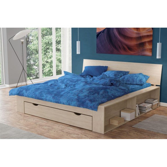 Σεντόνι King Size Dimcol Shadow 631 240x270 Electric Blue