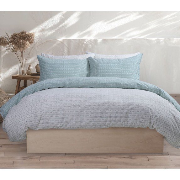 Σετ Παπλωματοθήκη Υπέρδιπλη 3 Τεμαχίων Nef-Nef Barsol...