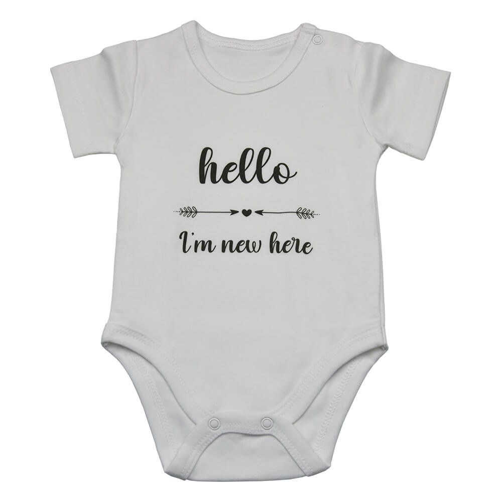 Βρεφικό φορμάκι με στάμπα Bebe Stars Baby Άσπρο 216-001