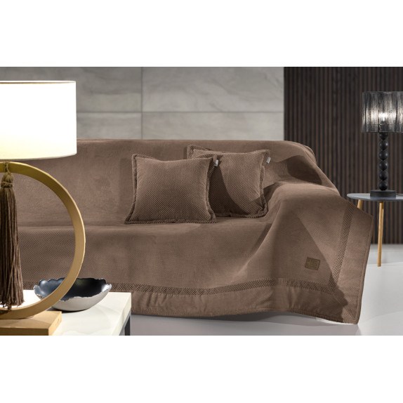 Μαξιλαροθήκη Διακόσμησης Guy Laroche Rubicon Latte 45x45