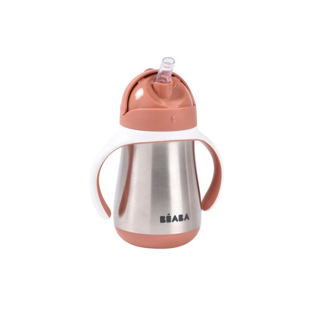 Μπουκάλι Θερμός Ανοξείδωτο Με Λαβές 250ml +8μ...