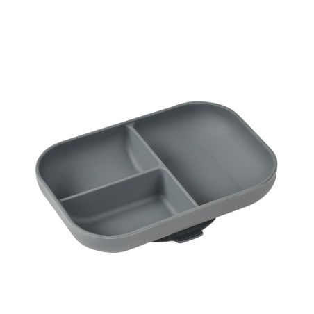 Πιάτο Σιλικόνης Με Χωρίσματα Mineral Grey BR78719