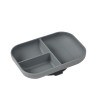 Πιάτο Σιλικόνης Με Χωρίσματα Mineral Grey BR78719
