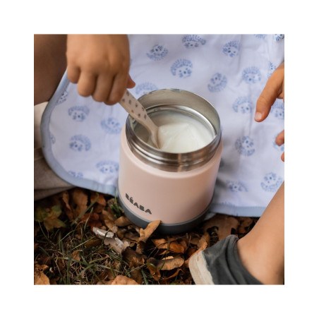 Θερμός Φαγητού Dark Mist/Light Pink 300ml BR78713