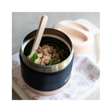 Θερμός Φαγητού Light Pink/Dark Blue 500ml BR78715