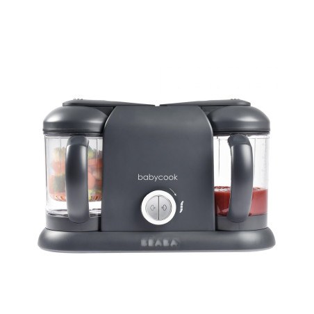 Ατμομάγειρας & Μπλέντερ Babycook Duo 4 In 1 Dark Grey 2x1.1lt BR78694