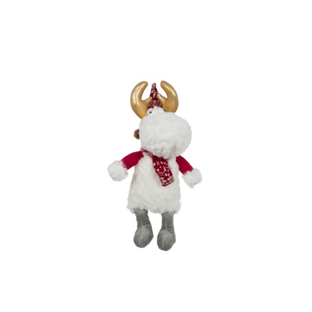 Λούτρινο Manon Des Pres White Santa Deer 25cm...