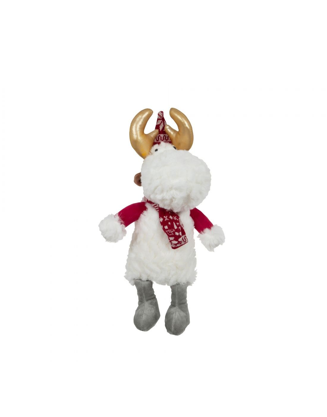 Λούτρινο Manon Des Pres White Santa Deer 25cm BR78767