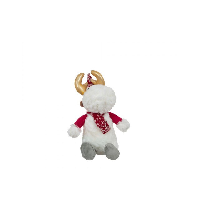 Λούτρινο Manon Des Pres White Santa Deer 25cm...