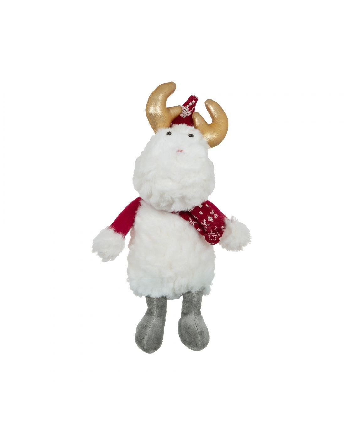 Λούτρινο Manon Des Pres White Santa Deer 30cm BR78766