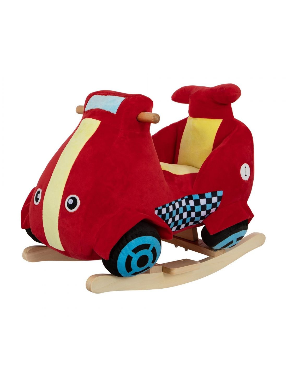 Ξύλινο Κουνιστό Παιχνίδι Manon Des Pres Racing Car 60cm BR78364