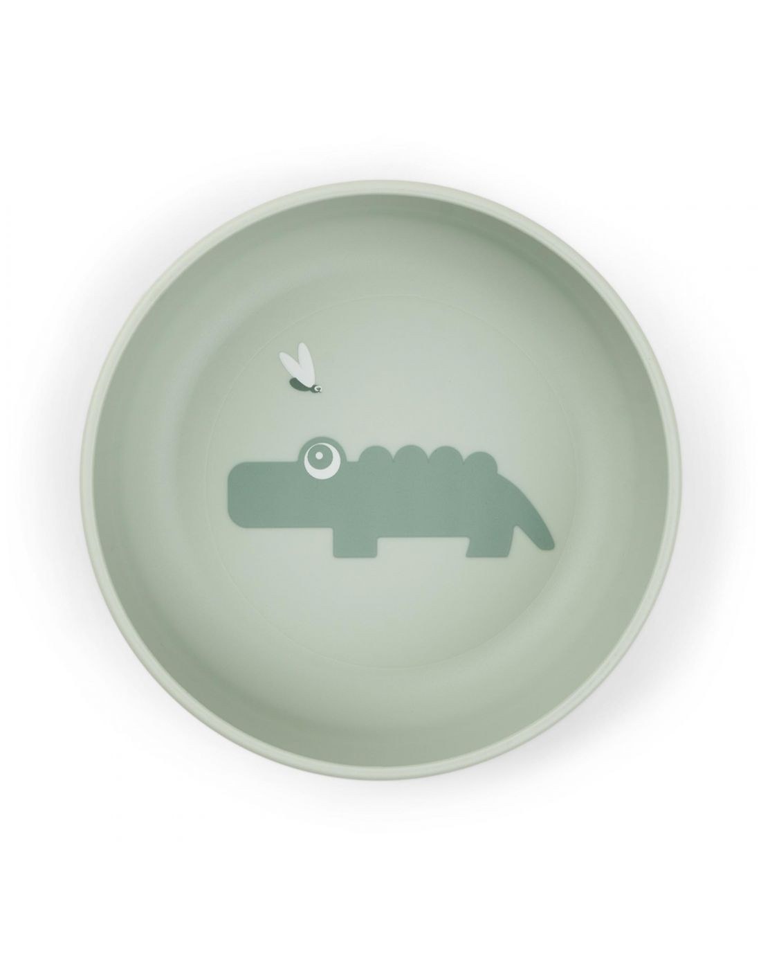 Παιδικό Μπωλ Με Αντιολισθιτική Βάση Happy Clouds Green BR77711