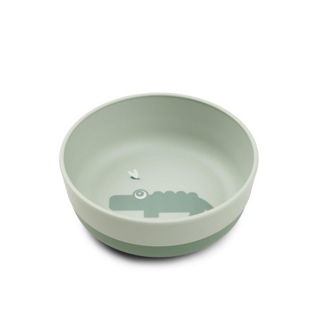 Παιδικό Μπωλ Με Αντιολισθιτική Βάση Happy Clouds Green BR77711