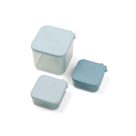 Δοχείο Αποθήκευσης Φαγητού Done By Deer Elphee Blue 2Τεμ 900ml & 240ml BR77646