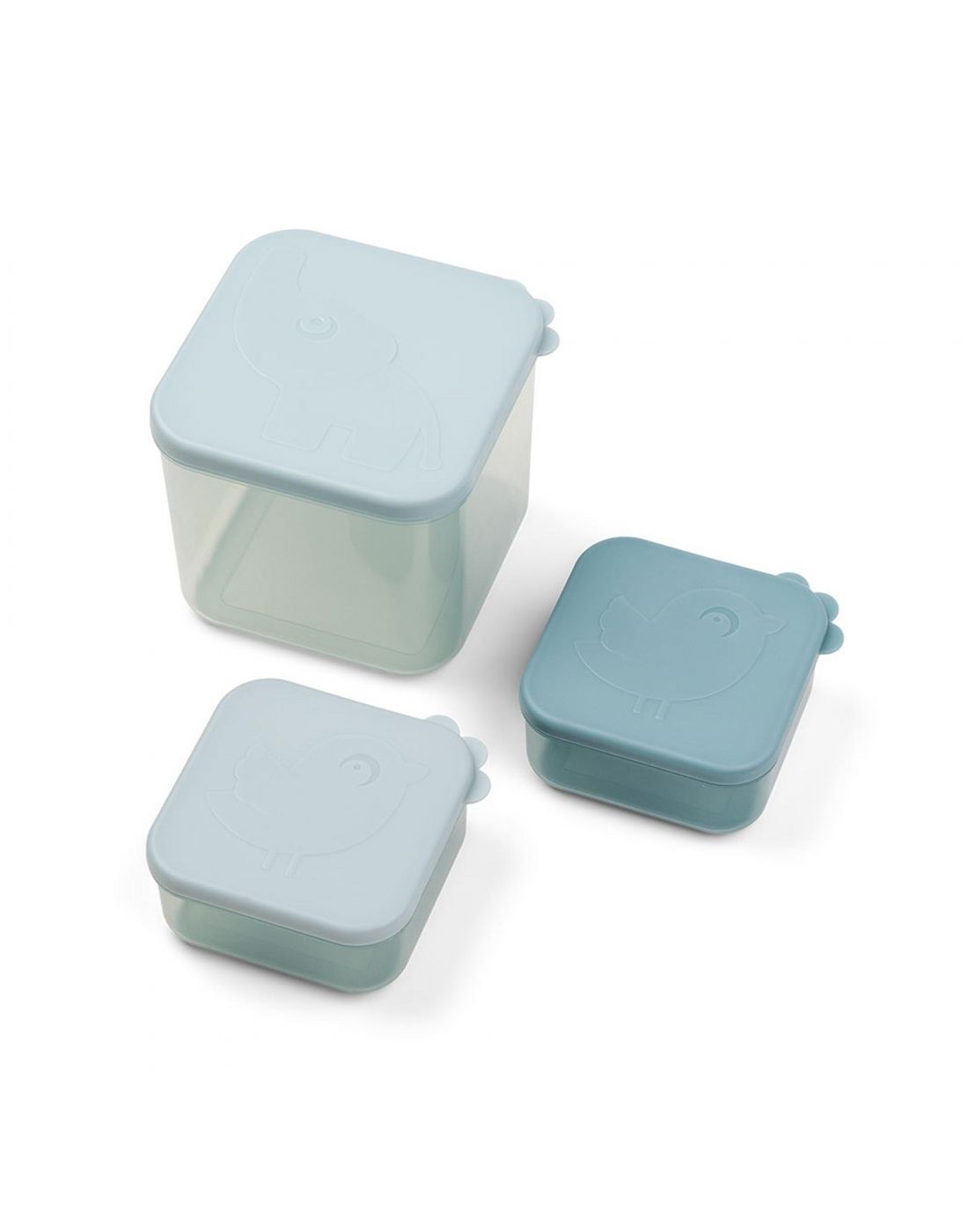 Δοχείο Αποθήκευσης Φαγητού Done By Deer Elphee Blue 2Τεμ 900ml & 240ml BR77646