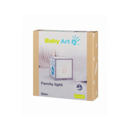 Πορτατίφ Αποτύπωμα Baby Art Family Light Wooden BR75708