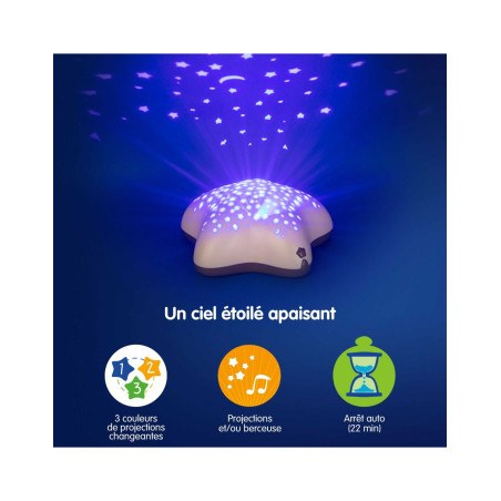 Προβολέας Με Μουσική Pabobo Star Blue BR76570