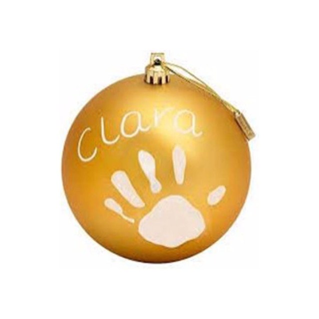 Χριστουγεννιάτικη Μπάλα Baby Art Mat Gold με...