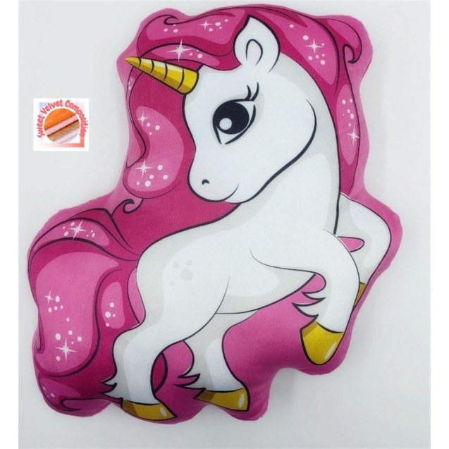 Μαξιλάρι 3D Dimcol Unicorn 06 35 cm Pink 100%...