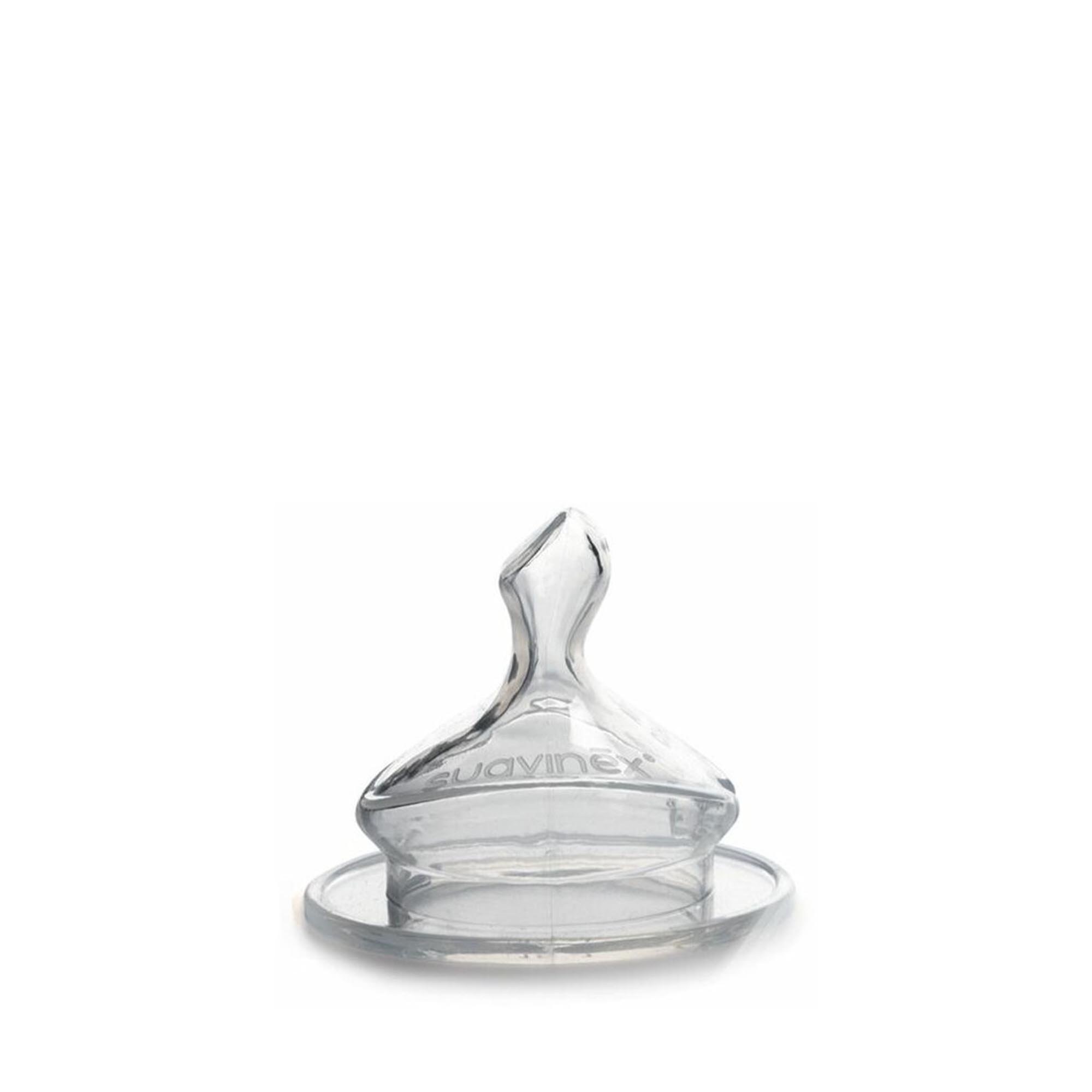 Θηλή Σιλικόνης Ανατομική Αργή Ροή 0-6μ 2τμχ Suavinex