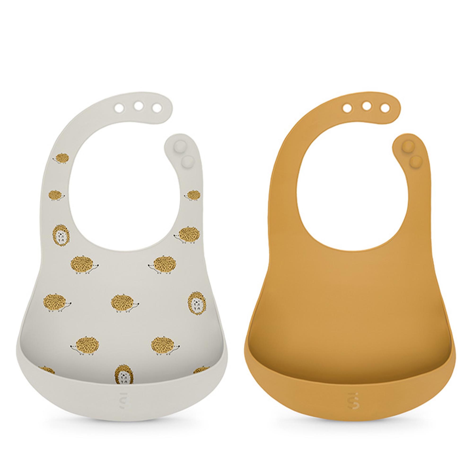 Σαλιάρα σιλικόνης Gr Yw 2τεμ Suavinex