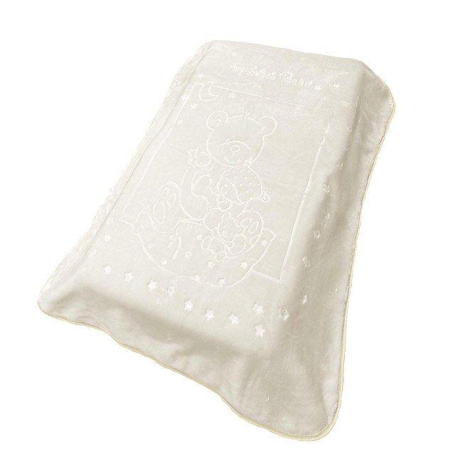 Κουβέρτα Βελουτέ Κούνιας Dimcol Sweet Bear 21...