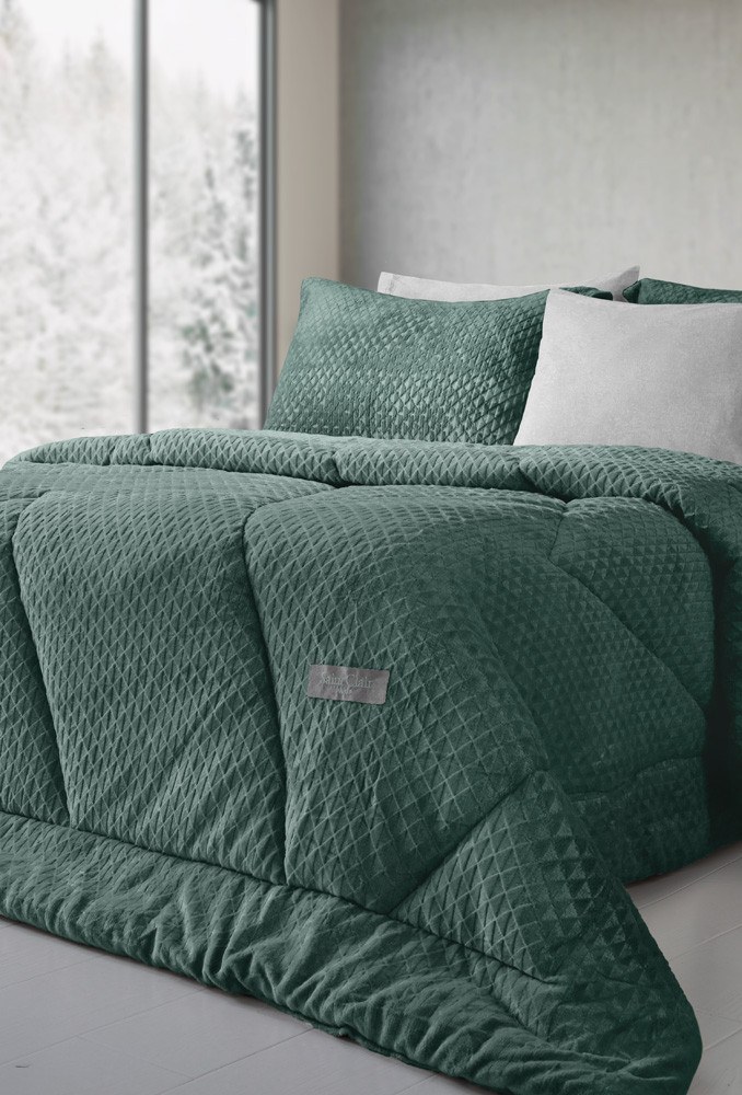 Κουβερτοπάπλωμα Ημίδιπλο Saint Clair Baroque Emerald 18