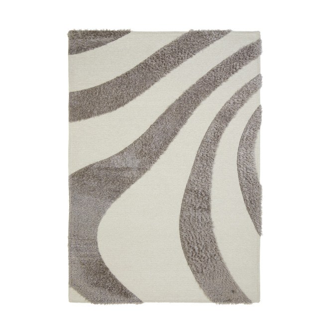 Χαλί Toscana Shaggy BRANCO WHITE SILVER Royal...