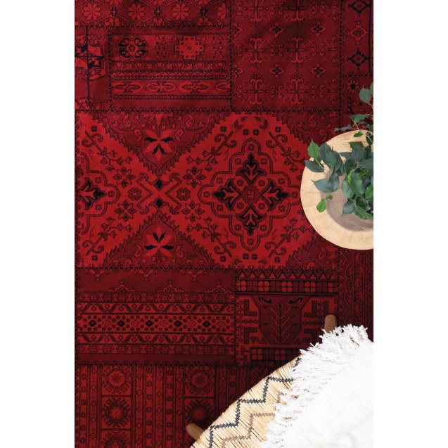 Κλασικό χαλί Afgan 7675A D.RED Royal Carpet -...