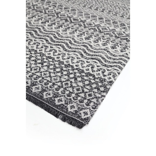 Χαλί Casa Cotton BLACK 22077 Royal Carpet - 157...