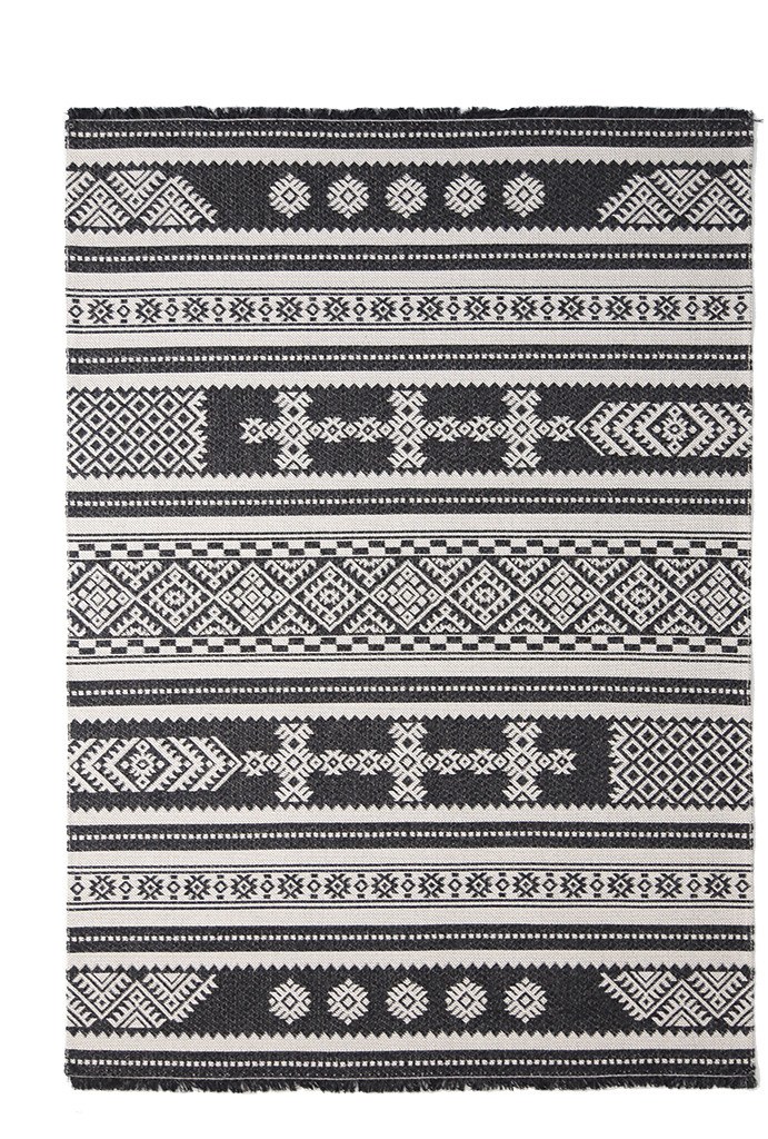 Χαλί Casa Cotton BLACK 22095 Royal Carpet - 157 x 230 c