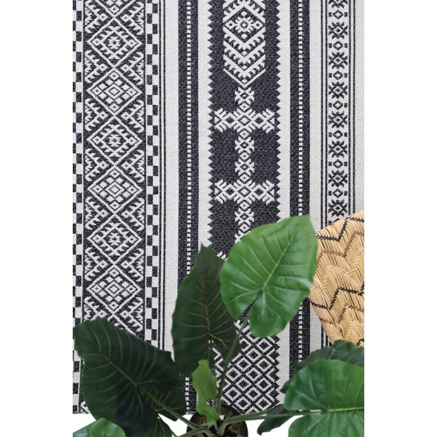 Χαλί Casa Cotton BLACK 22095 Royal Carpet - 157...