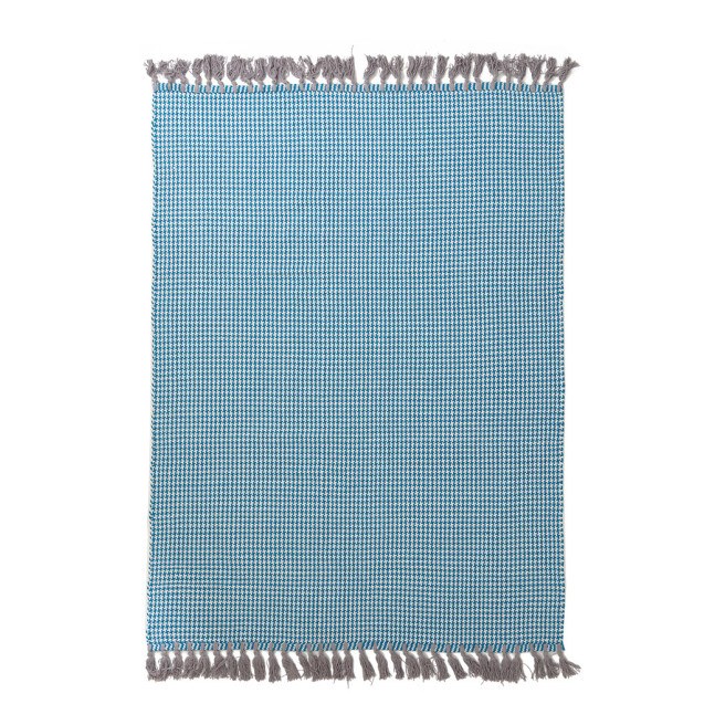 Χαλί Urban Cotton Kilim Houndstooth Caribbean...